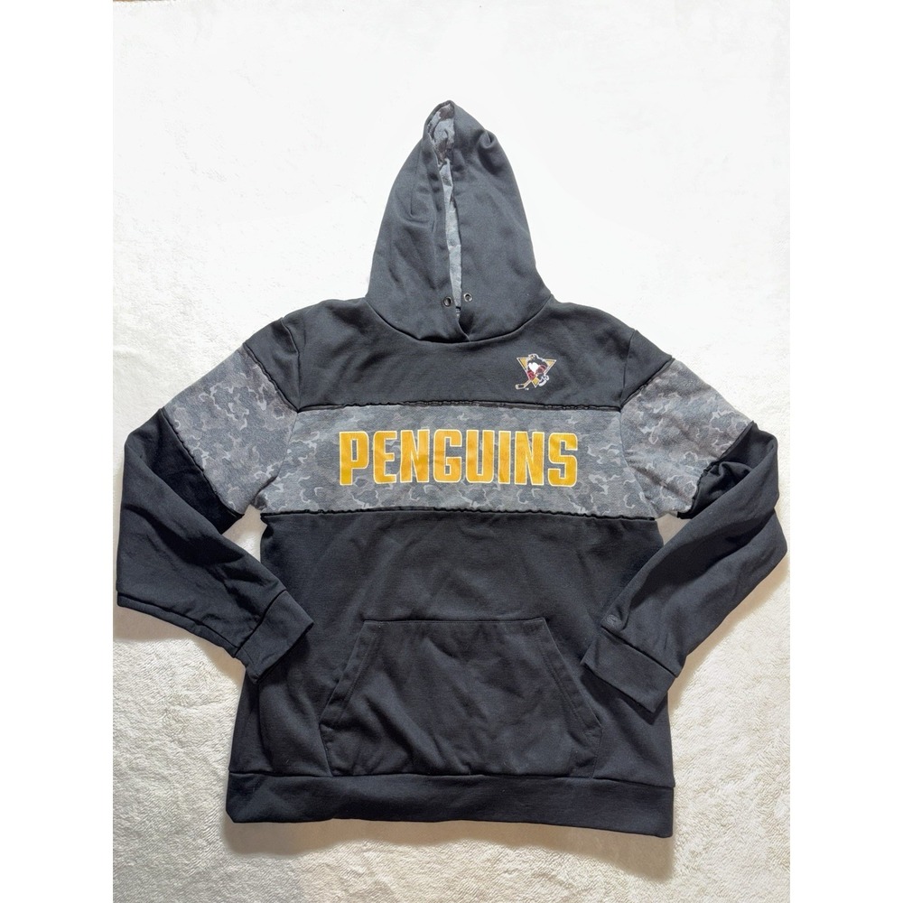 Pittsburgh Penguins Hockey Hoodie Sweatshirt Long Sleeve Colosseum Size Large